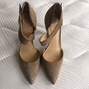 Suede heels